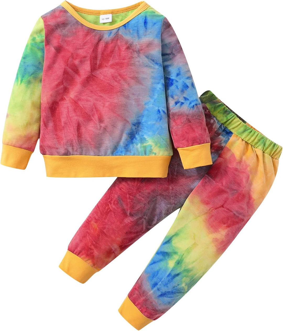 Toddler girls' cotton sweater and trouser set, comfortable and stylish kidsfashion.