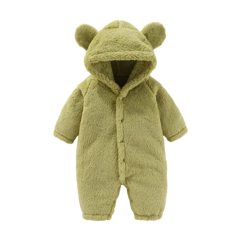 Baby & toddler fleece onesie, cozy warm CuddleCub jumpsuit for infants. Ideal for winter wear.