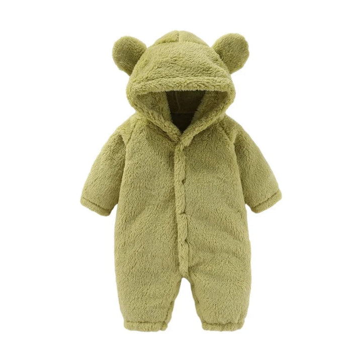 Baby & toddler fleece onesie, cozy warm CuddleCub jumpsuit for infants. Ideal for winter wear.