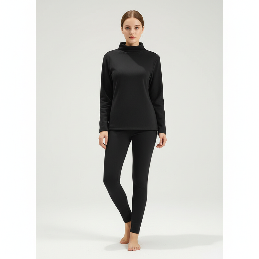 Women's Angelika fleece loungewear set, a warm and stylish choice for cold weather comfort