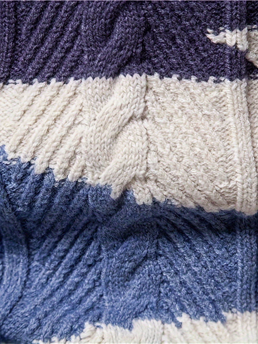 Men's cozy round neck sweater. Warm, comfortable long sleeve design, essential for fall fashion & winter wear.