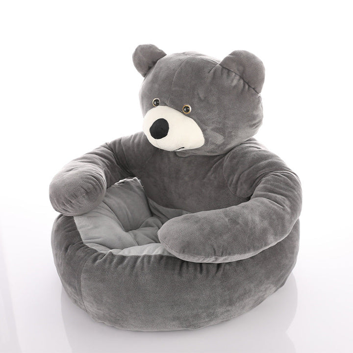 Premium pet supplies: an adjustable plush pet bed for ultimate dog and cat comfort.