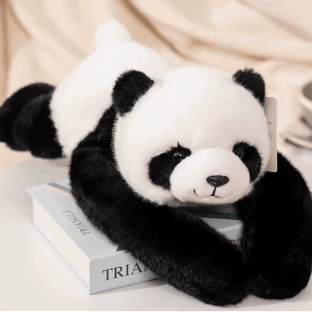 Faux fur comfort companion, great for relieving anxiety and promoting calm.