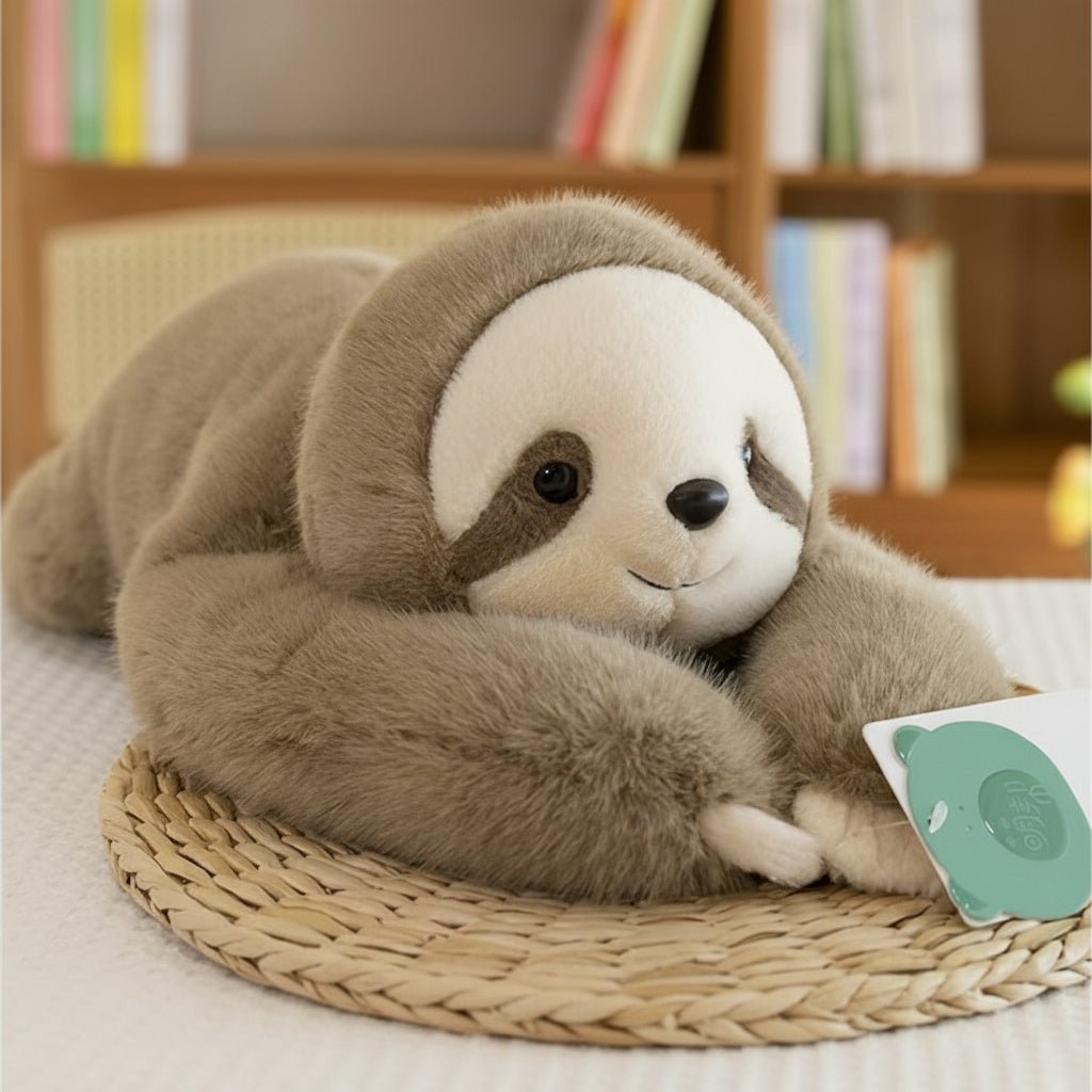 Plush huggable toy, an ideal gift for soothing stress, promoting comfort & well-being.