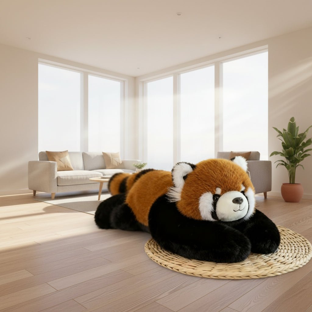Super soft faux fur comfort companion, perfect for soothing stress & relaxation.