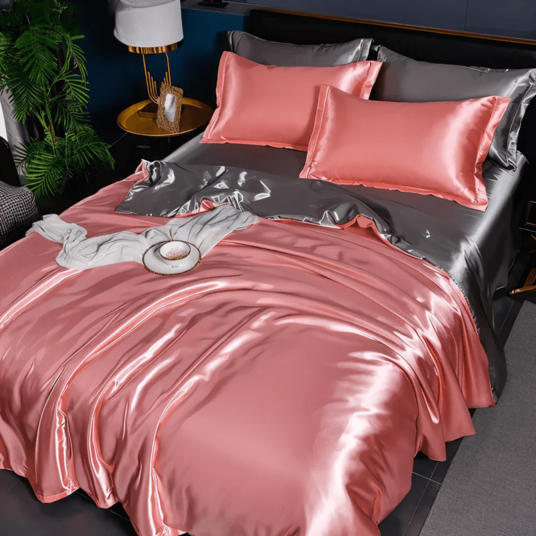 Versatile all-season polyester bedding set, providing soft, wrinkle-resistant comfort year-round.