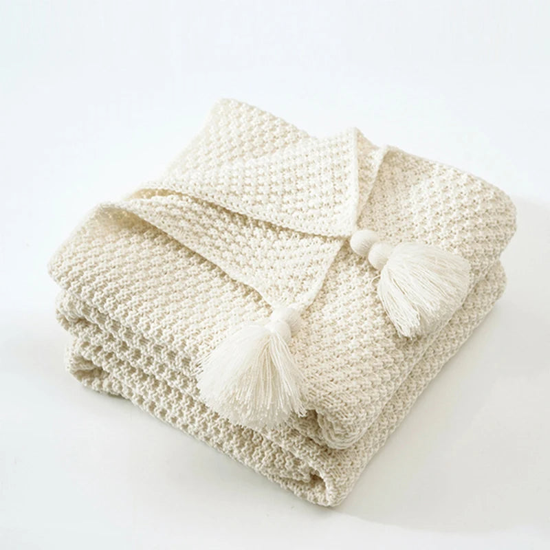 Luxurious Scandinavian wool throw, a cozy and stylish addition to your home decor.