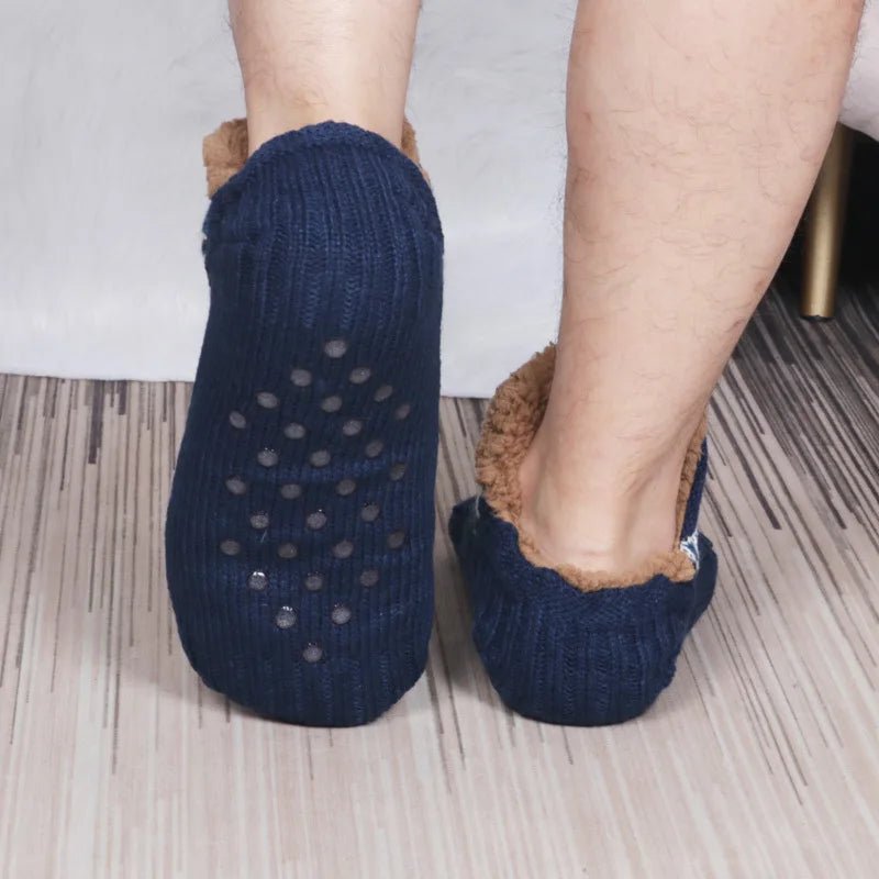 Thick, cozy sleep socks for winter, ensuring warm feet and ultimate comfort at home.