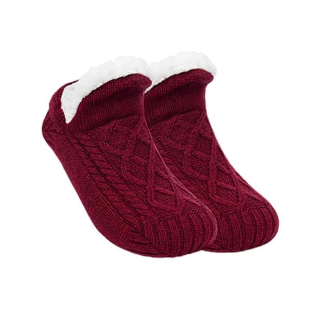 Plush, warm indoor socks for men & women, offering supreme foot comfort and coziness.