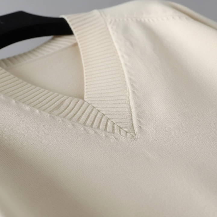 Comfortable women's two-piece tracksuit in a soft knit fabric, perfect for relaxing at home.