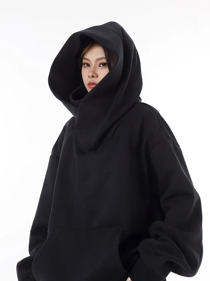 Plush women's oversized hoodie, designed for ultimate comfort and cozy loungewear. Relaxed fit casual top.