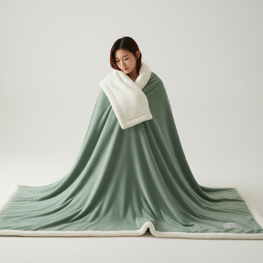 CozyBlanket luxurious throw, made of soft fleece, perfect for any bedding or living space