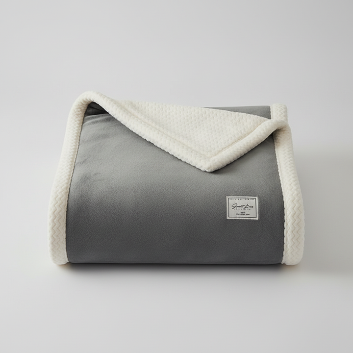 Unisex CozyBlanket fleece throw, ideal for living room or bedding, warm and comfortable