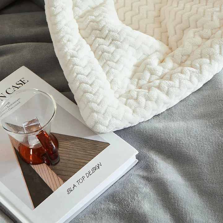 Cozy polyester fleece blanket, from CozyBlanket, designed for unisex comfort and warmth
