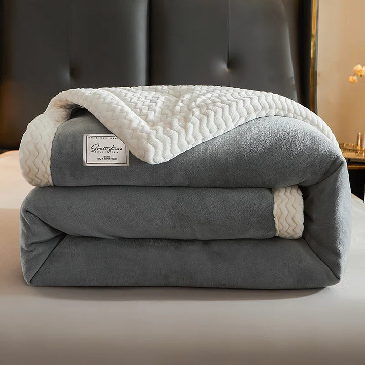 Home decor essential: CozyBlanket soft fleece blanket, durable polyester for long-term use