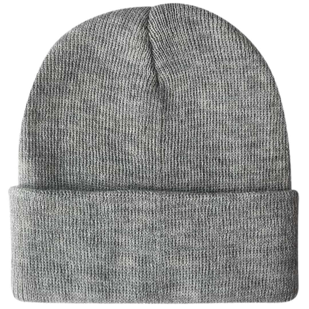 Navy blue CozyCap warm knitted beanie, ideal cold weather headwear for men and women