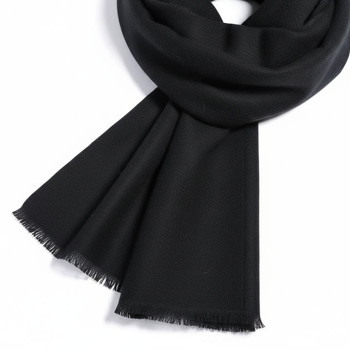 Soft plain cashmere long scarf from CozyCove, ideal gift for winter