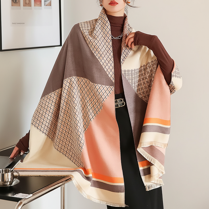 CozyLuxe hypoallergenic soft scarf, perfect as a versatile stylish neck warmer for women