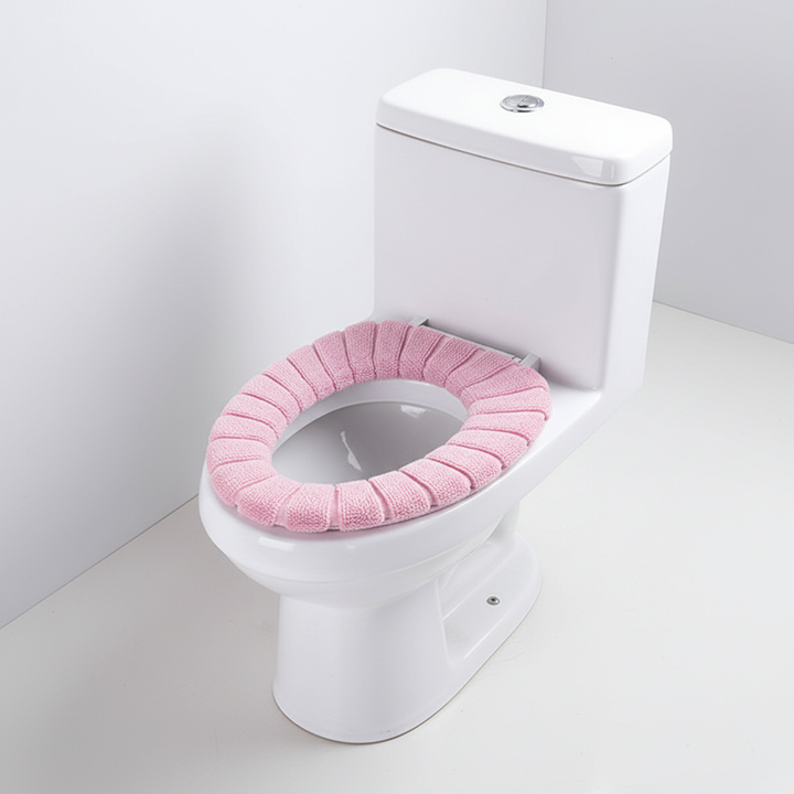 Hygienic CozySeat unisex padded toilet seat cover, easy installation, warm and comfortable