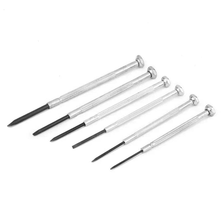 Open black carrying case revealing Craftix 11-piece magnetic precision screwdriver set, organized for easy access