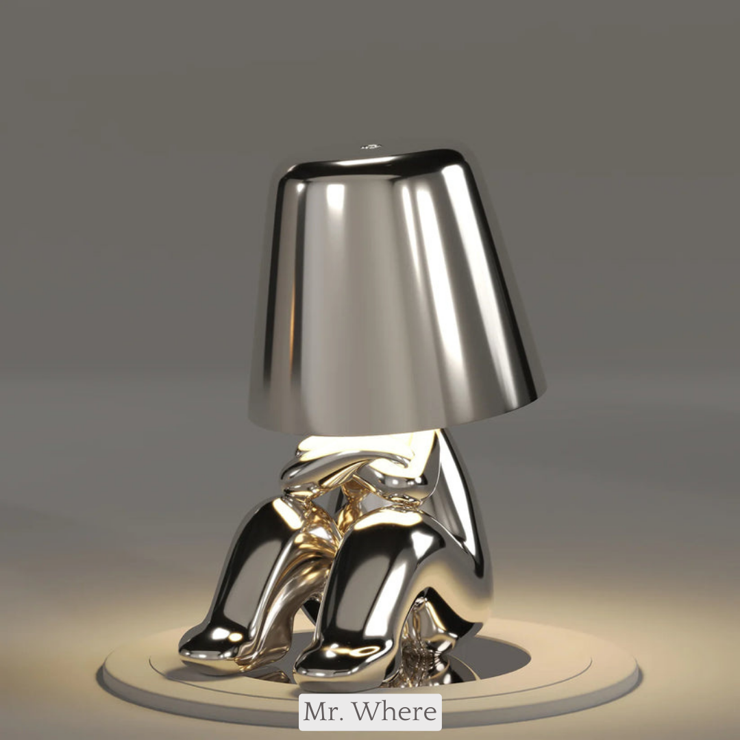 Minimalist LED desk lamp designed to boost concentration & creative thinking.