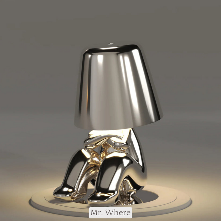 Minimalist LED desk lamp designed to boost concentration & creative thinking.