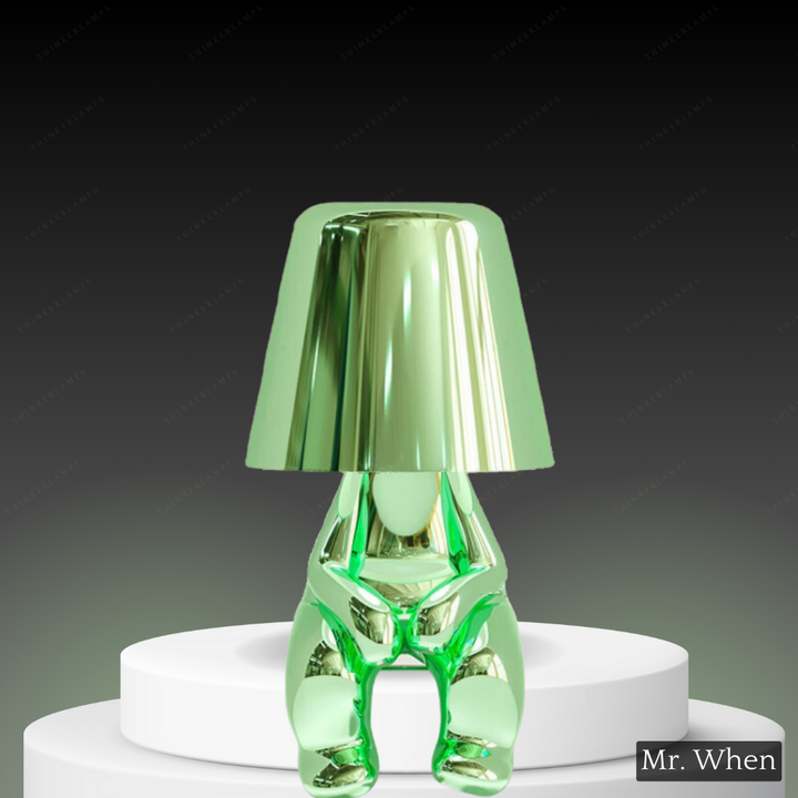 BrightMind LED desk lamp. A modern lamp promoting deep thought and study.