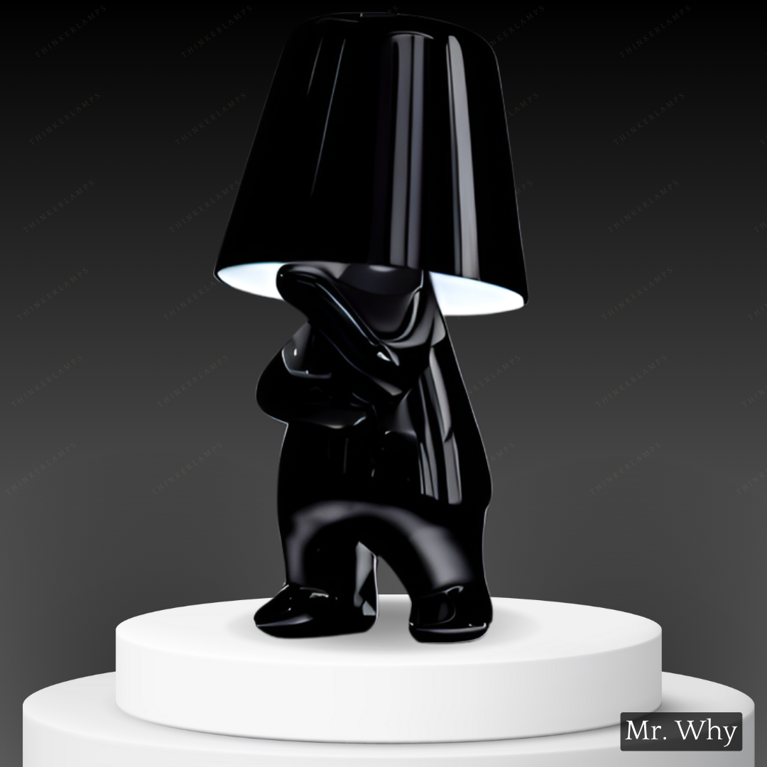 Contemporary Creative Thinker LED lamp for effective study & focused work sessions.