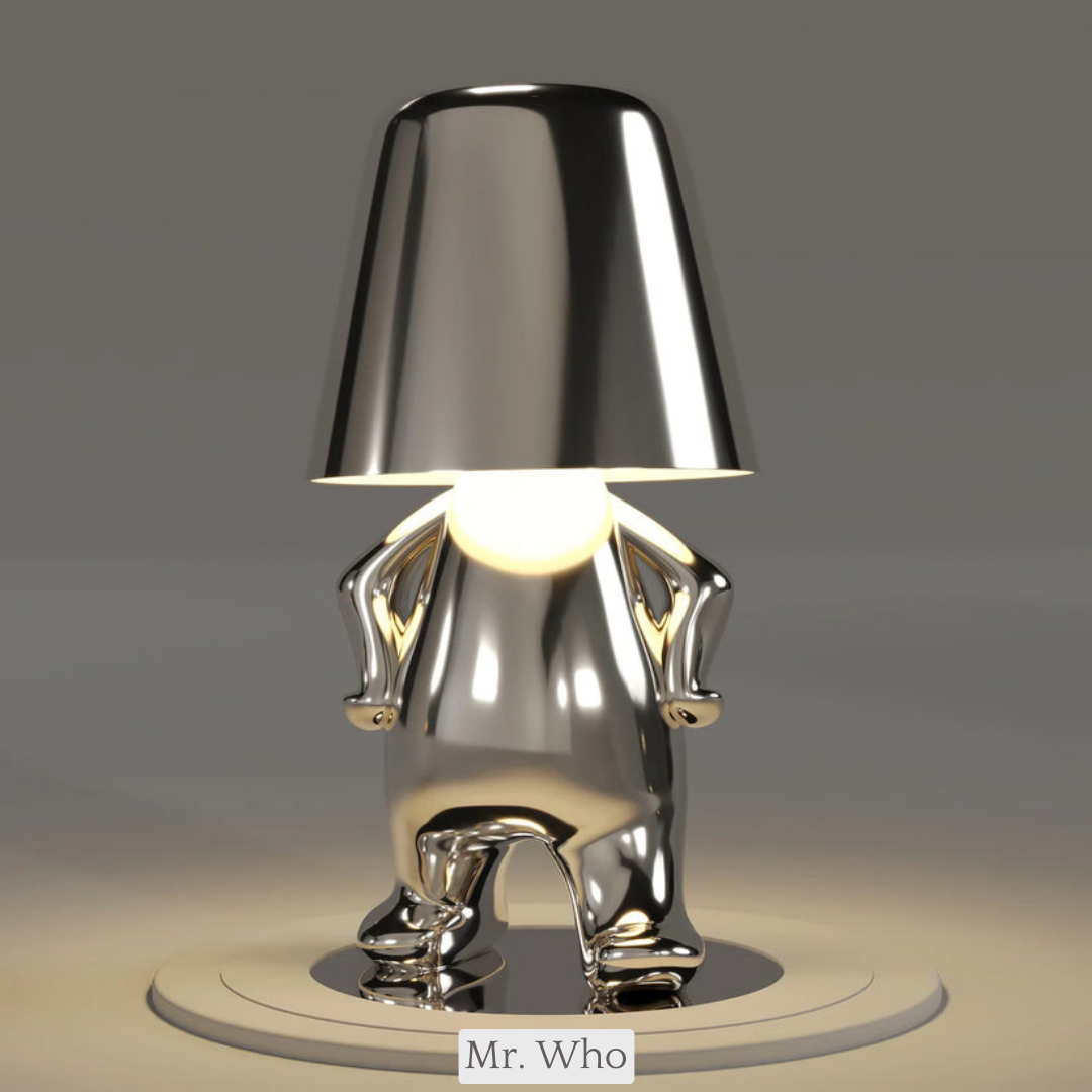 Innovative Creative Thinker LED lamp for modern workspace aesthetic.
