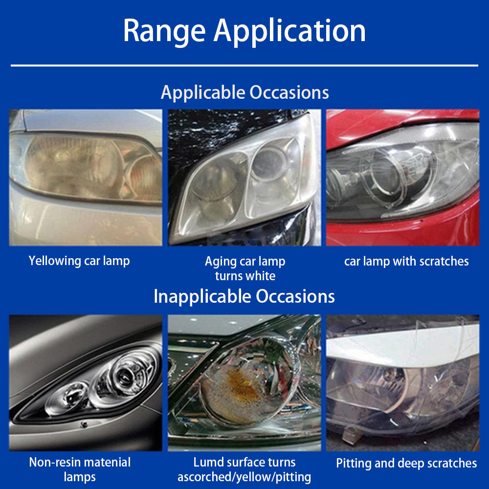 Enhance night driving safety with our Headlight Restoration Kit, ensuring clear headlights and optimal visibility.