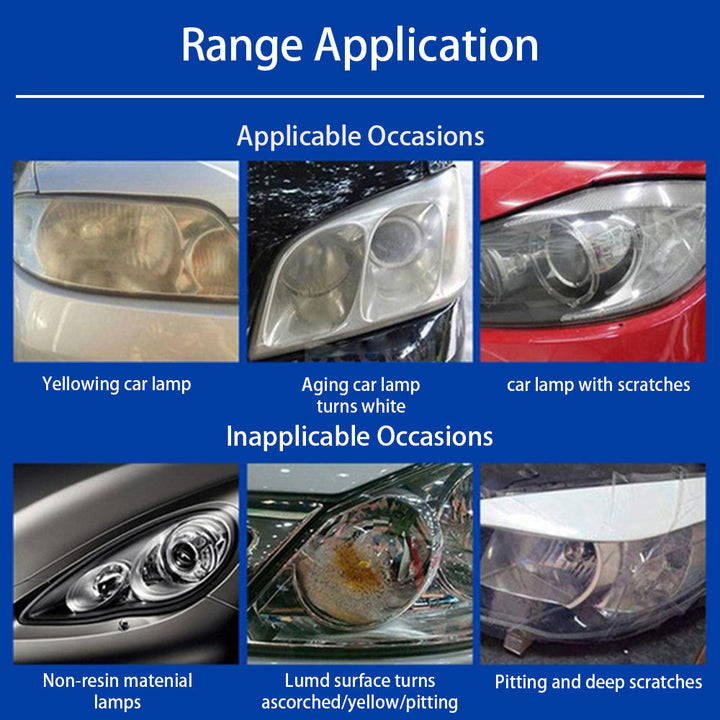 Enhance night driving safety with our Headlight Restoration Kit, ensuring clear headlights and optimal visibility.