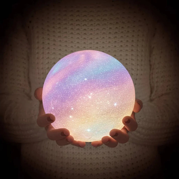 Stylish LED ambient light globe, customizable for personalized mood lighting & decorative home use.