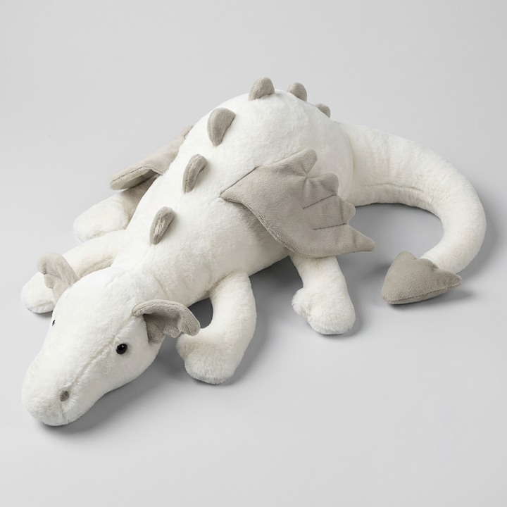 Charming winged dragon stuffed animal, a fluffy soft toy & children's gift. Great for imaginative play.