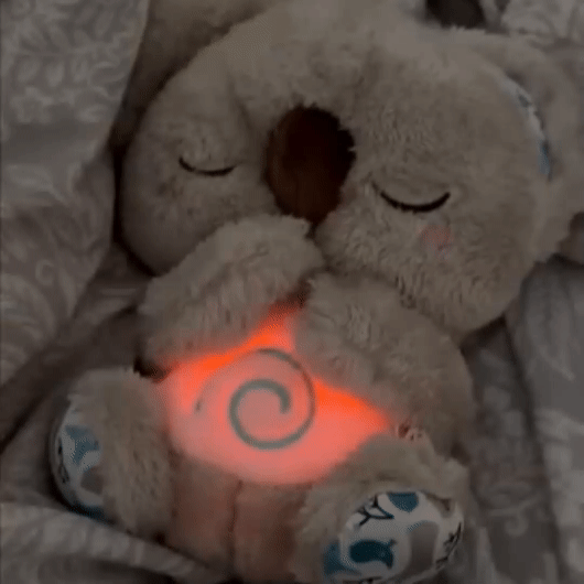 Adorable Rabbit plush toy, new, cuddly and soft, with a gentle light for kids' relaxation and comfort.