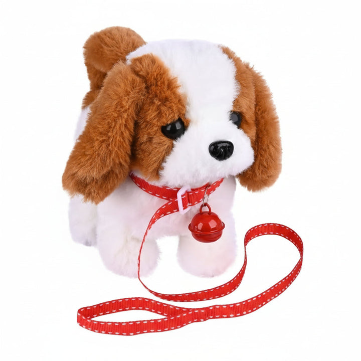 Ideal children's gift: a movable plush dog. Interactive toy and soft stuffed animal for endless imaginative play.