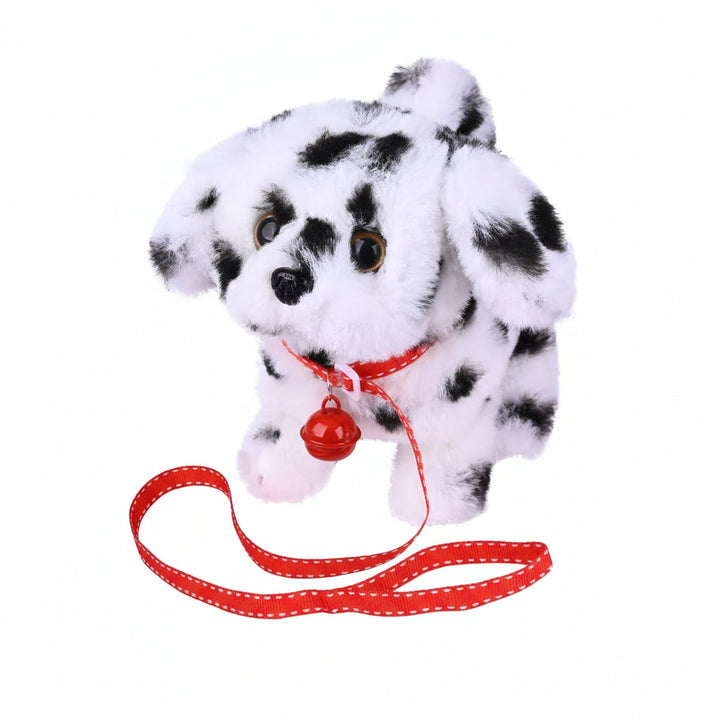 Fun movable plush dog, interactive toy for kids. Soft stuffed animal perfect for imaginative play and cuddles.
