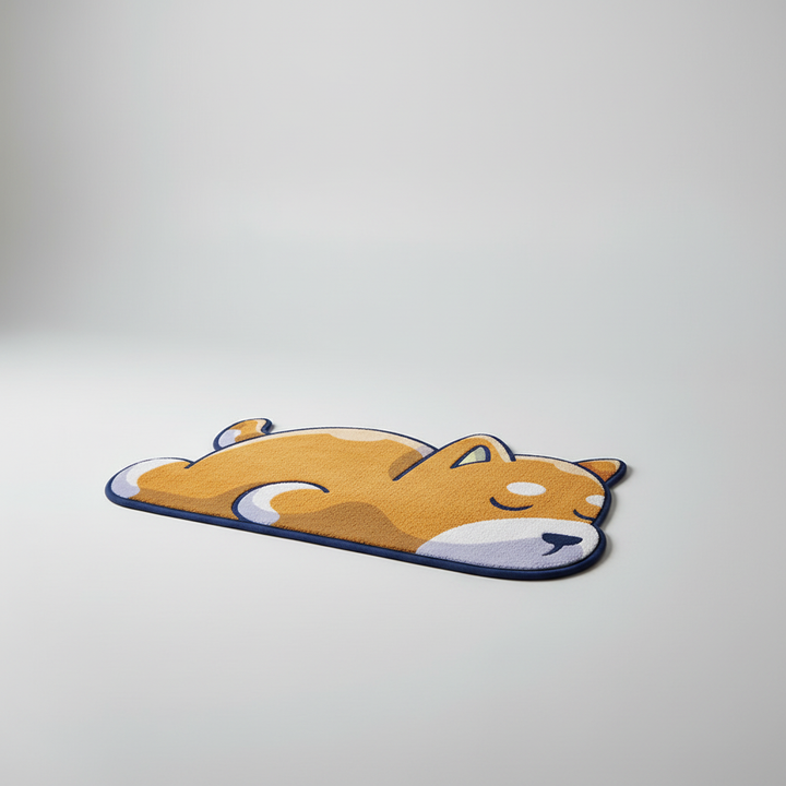 Cute animal non-slip bath mat, quick-dry nylon loop, great for any bathroom