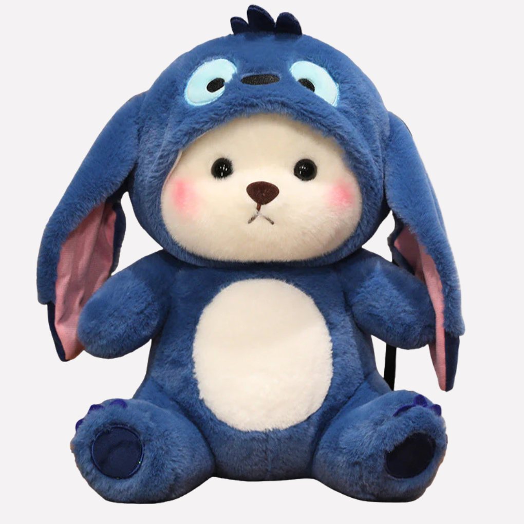 Cuddly plush bear toy for kids, a super soft stuffed animal comfort companion for all ages.