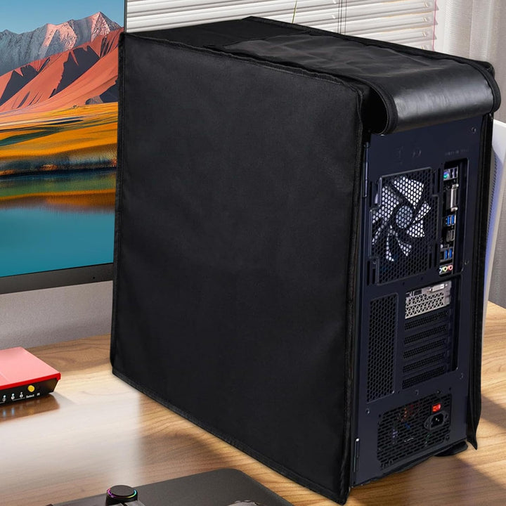 Home office tech care: waterproof CPU dust cover with secure zippers