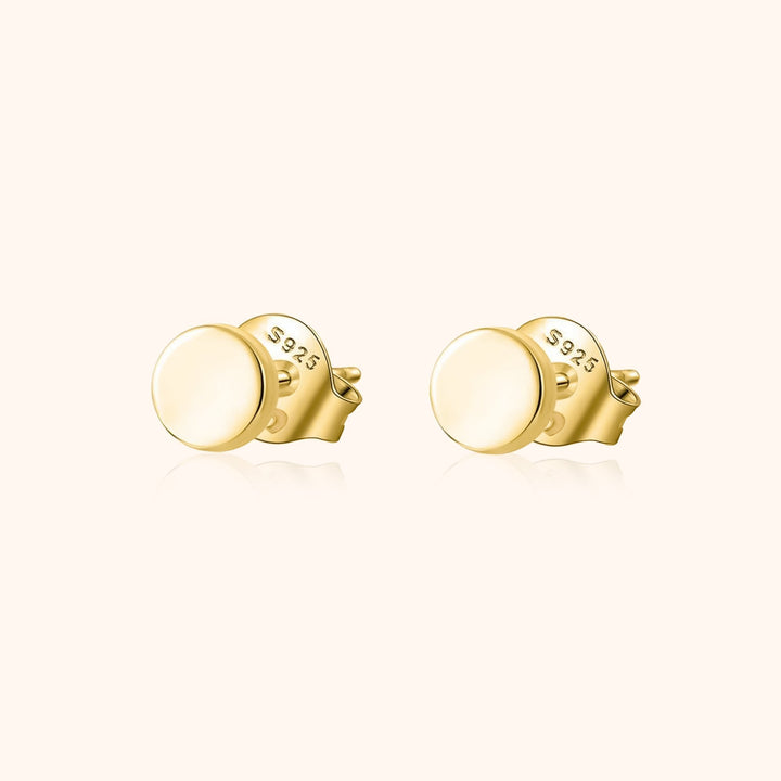 Versatile sterling silver minimalist ball stud earrings for women. Small and dainty, perfect for everyday elegant style.