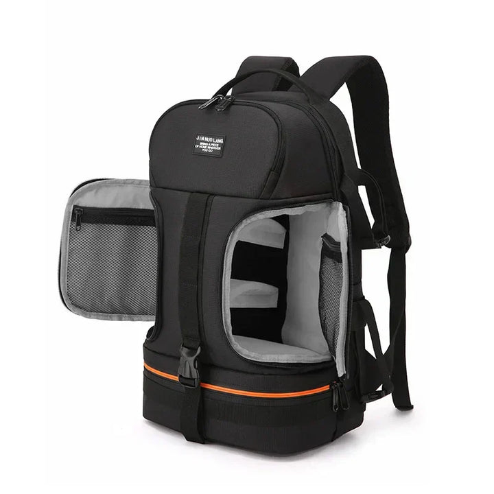 Unisex Darius professional waterproof DSLR camera backpack, perfect for travel and outdoor photography