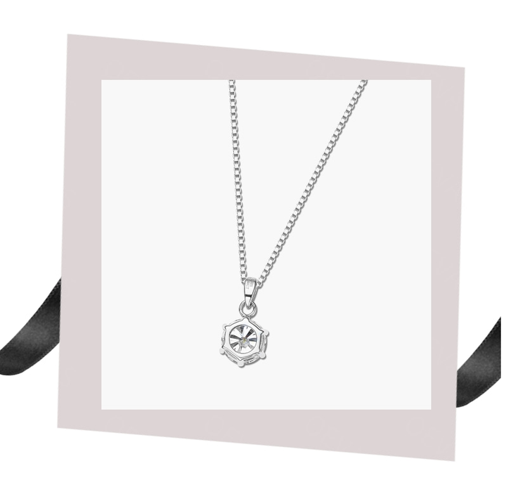 Exquisite moissanite necklace for women, sterling silver, brilliant sparkle, an elegant fine jewelry gift.