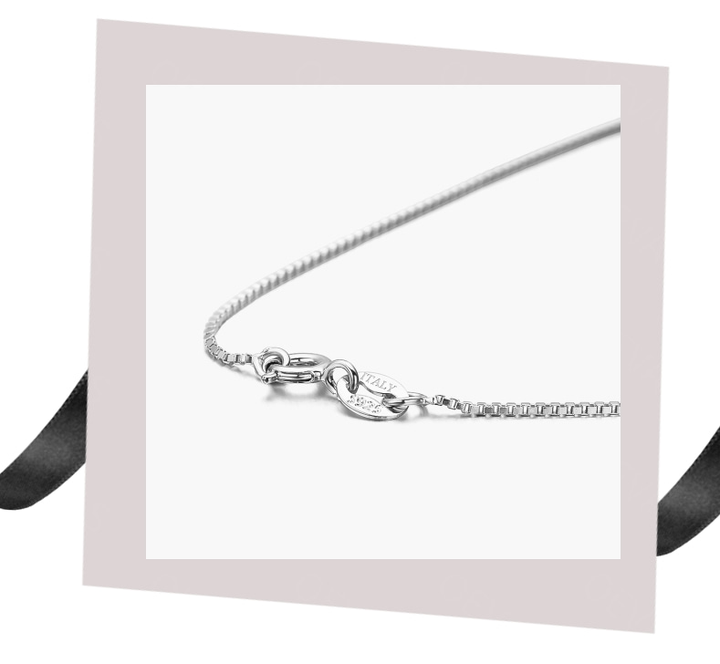 Luxurious women's moissanite necklace, sterling silver design, offering a stunning and dazzling sparkle.