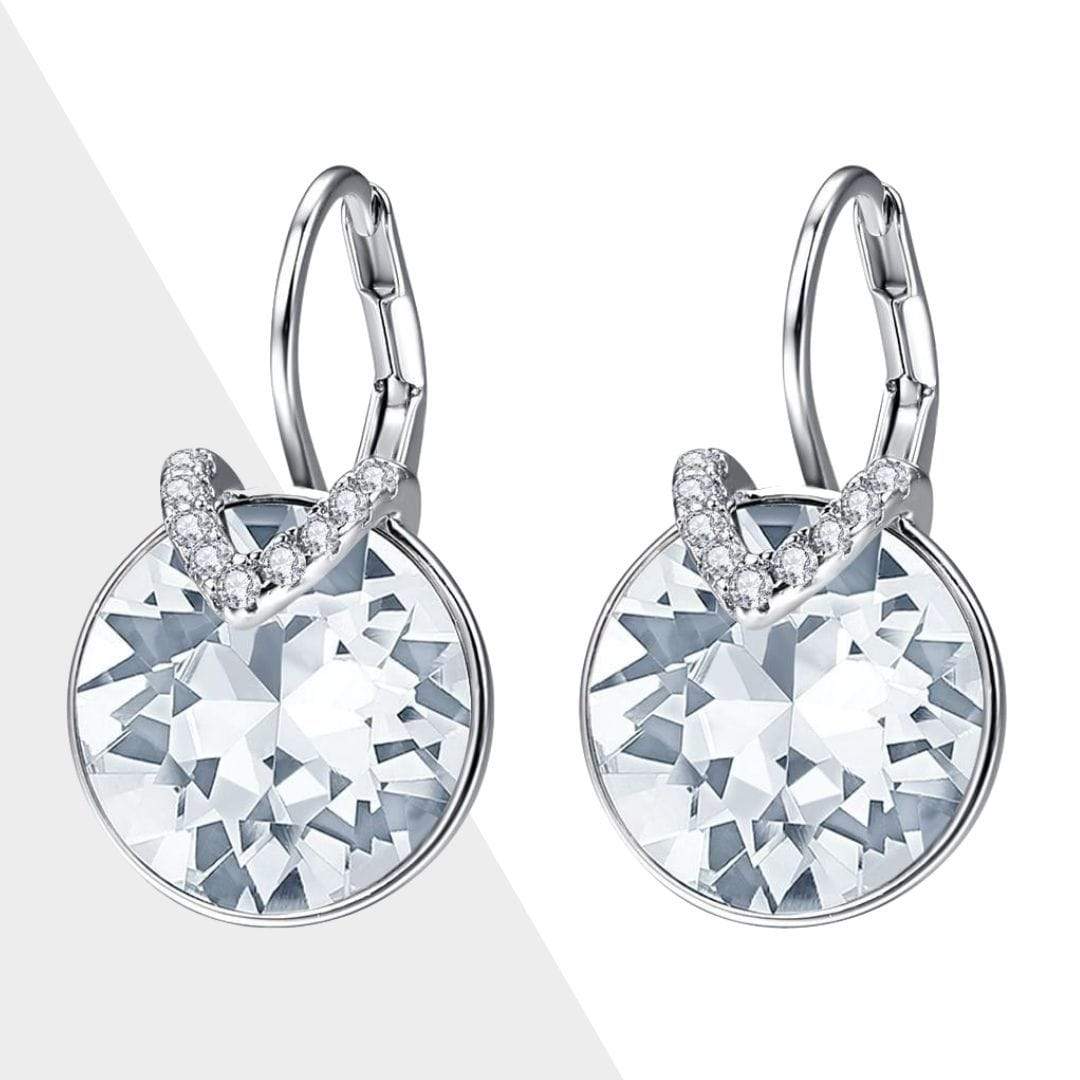 Dazzling sparkle drop earrings for women, perfect for special occasions and party jewelry.