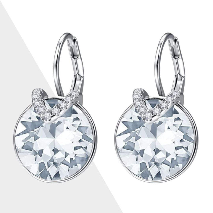 Dazzling sparkle drop earrings for women, perfect for special occasions and party jewelry.