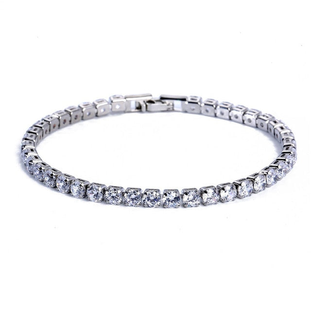 Formal womens tennis jewelry set, cubic zirconia, adds dazzling elegance.