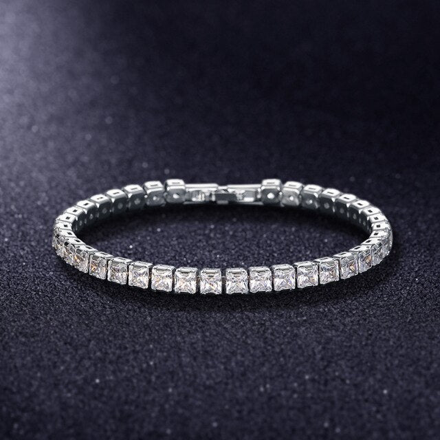 Elegant womens tennis jewelry set, cubic zirconia, a perfect gift for her.