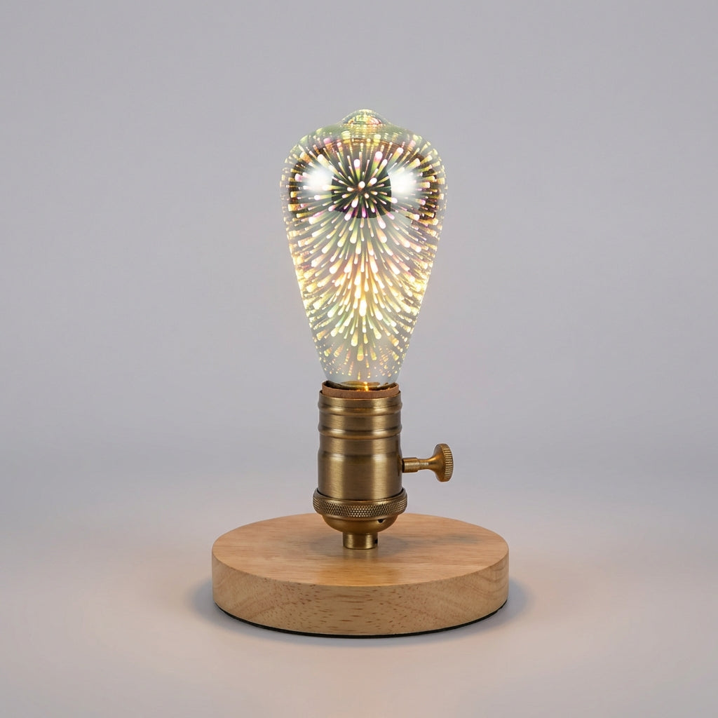 Energy efficient Decorative 3D Flame Bulb, Auraflare, perfect for enhancing home decor with mood lighting.