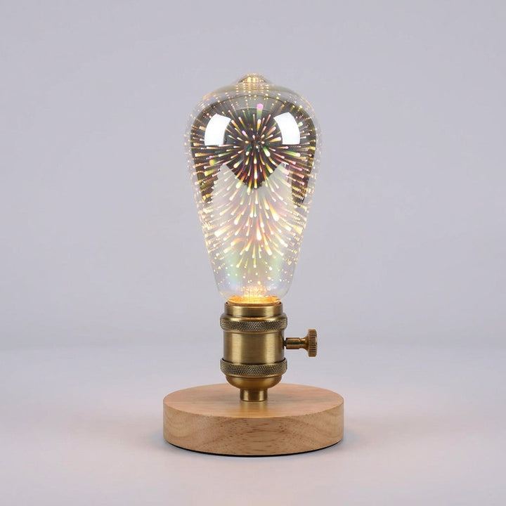 Auraflare Decorative 3D Flame Bulb, a modern take on ambient lighting, enhancing any home decor.