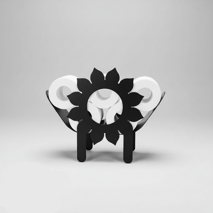 Decorative stainless steel animal toilet paper holder, a unique home organization item